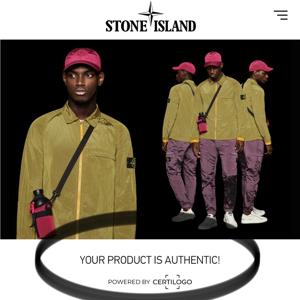Stone Island Light Pink/White Hoodie - Picture 5 of 7